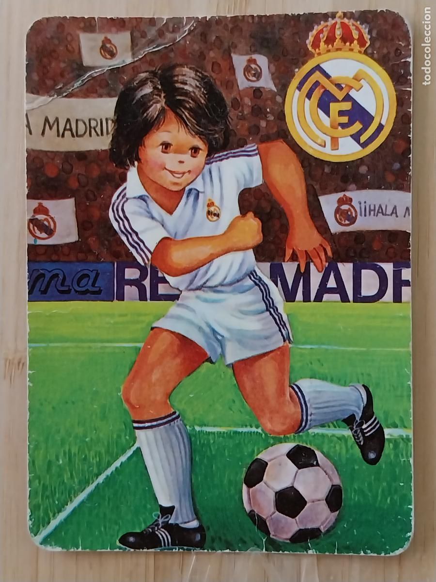 Coleccionismo Calendarios: REAL MADRID ILUSTRACION CALENDARIO 1995 PUBLI BAR CASA MATI REF BO 5201