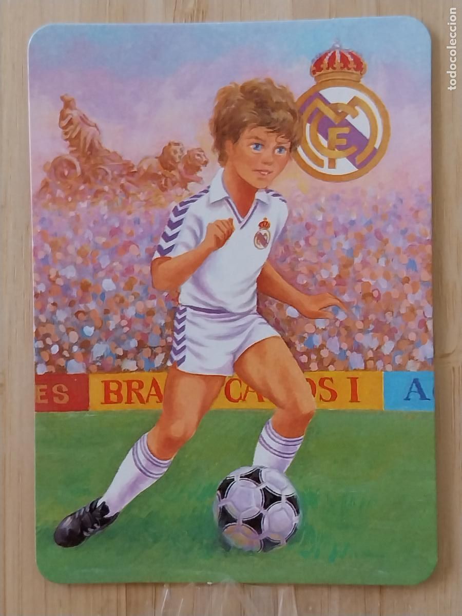 Colecionismo Calend&aacute;rios: REAL MADRID ILUSTRACION CALENDARIO 1991 PUBLI CHURRERIA PERLA REF BO 5559