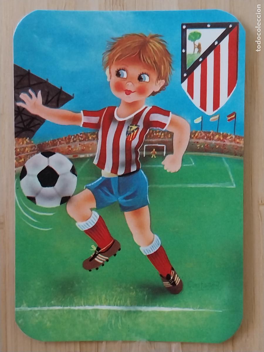 Coleccionismo Calendarios: ATLETICO AT MADRID ILUSTRACION CALENDARIO 1983 PUBLI NOVOSTIL PARQUET REF EU 2388