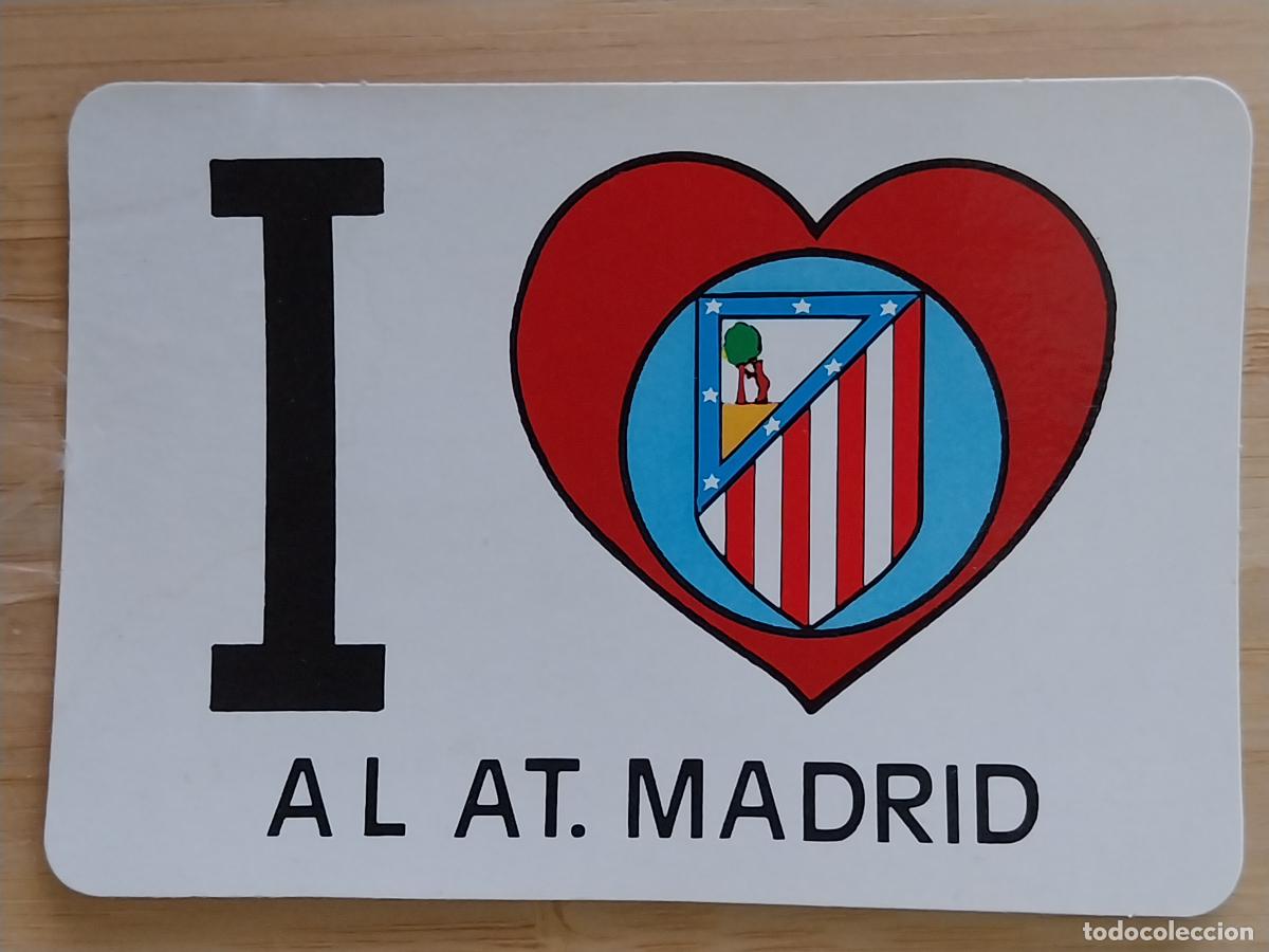 Coleccionismo Calendarios: ATLETICO AT MADRID ILUSTRACION CALENDARIO 1984 PUBLI MORATALAZ AUTO ESCUELA REF MP 86