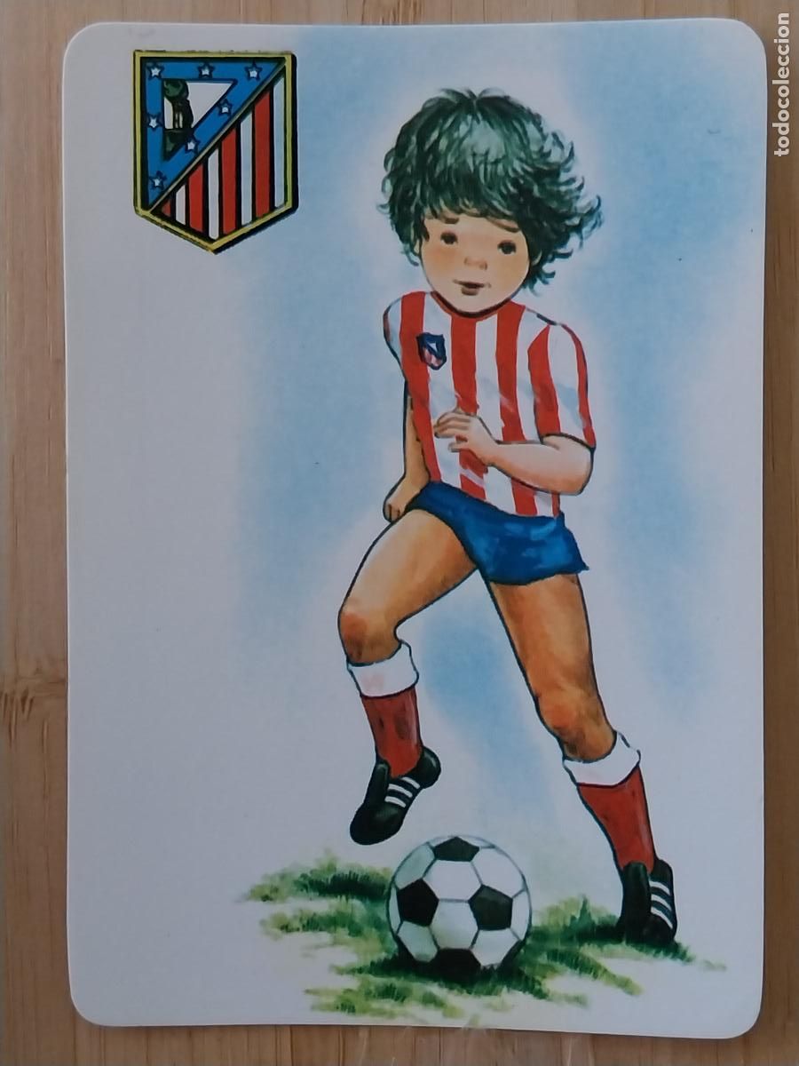 Coleccionismo Calendarios: ATLETICO AT MADRID ILUSTRACION CALENDARIO 1986 PUBLI DECO DONOSTIARRA REF CLB 1117