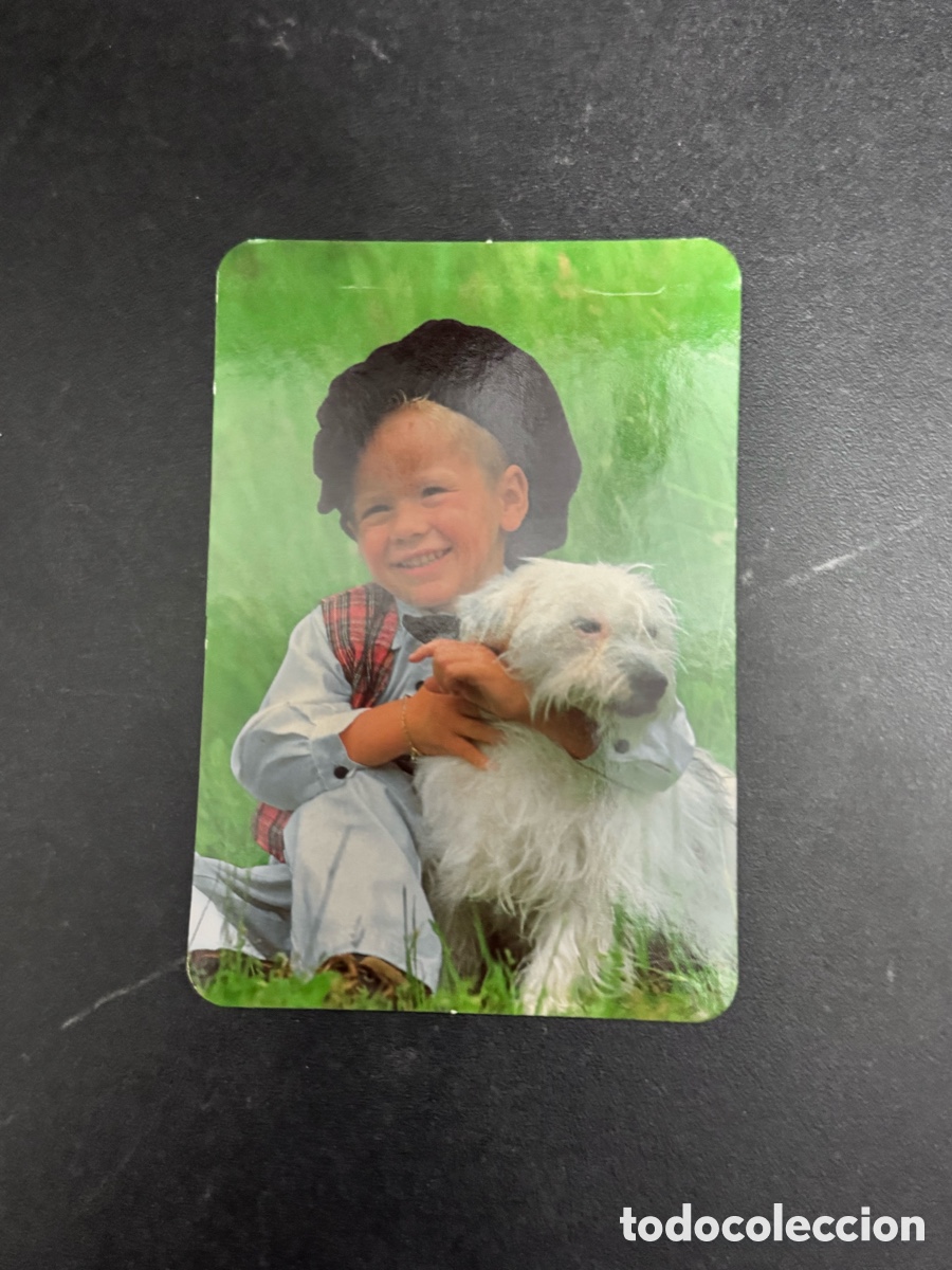 Coleccionismo Calendarios: Calendario de bolsillo ni&ntilde;o con perro 2005