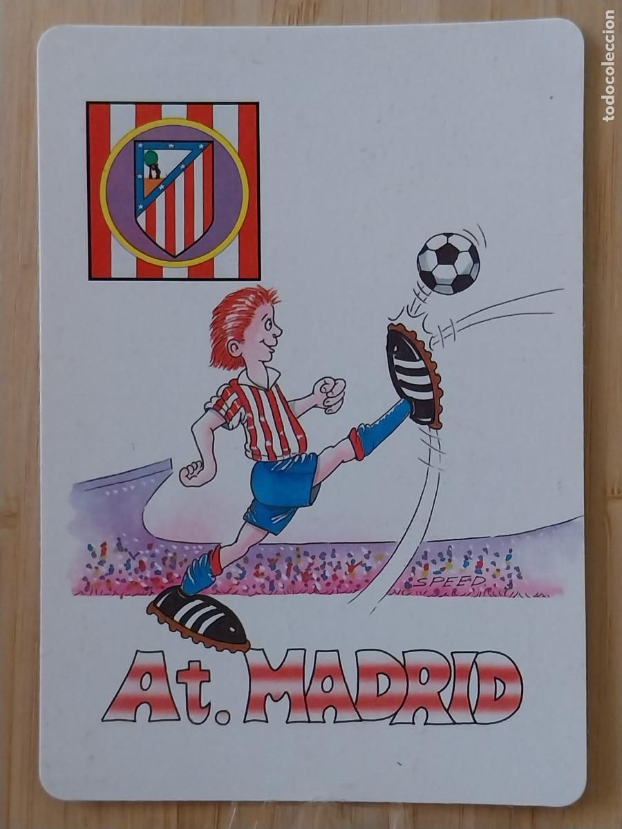 Coleccionismo Calendarios: ATLETICO AT MADRID ILUSTRACION CALENDARIO 1997 PUBLI LORENGAR REF 449