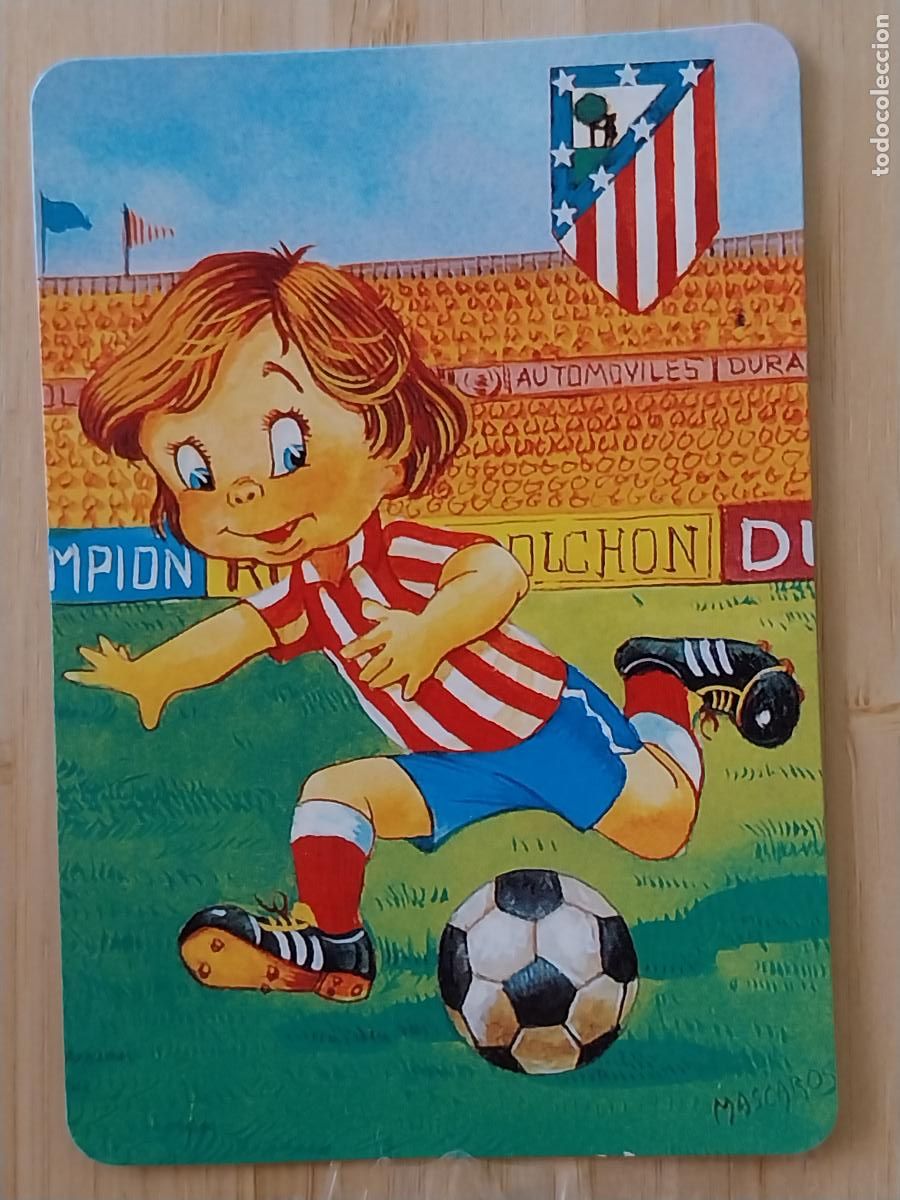 Coleccionismo Calendarios: ATLETICO AT MADRID ILUSTRACION CALENDARIO 1997 PUBLI BLAUPUNKT SETECSA REF 296