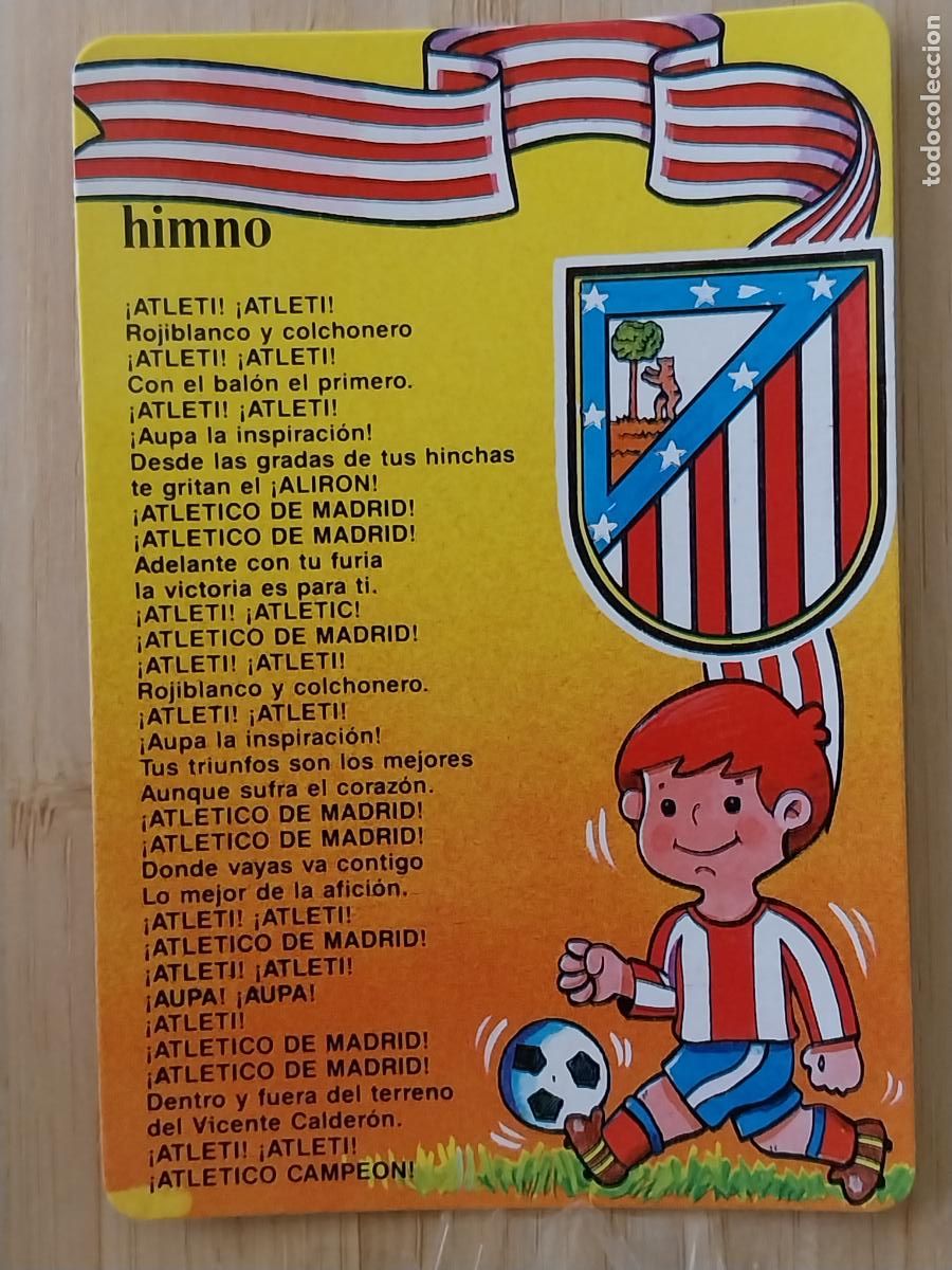 Coleccionismo Calendarios: ATLETICO AT MADRID ILUSTRACION CALENDARIO 1992 PUBLI DECO DONOSTIARRA REF MP 197