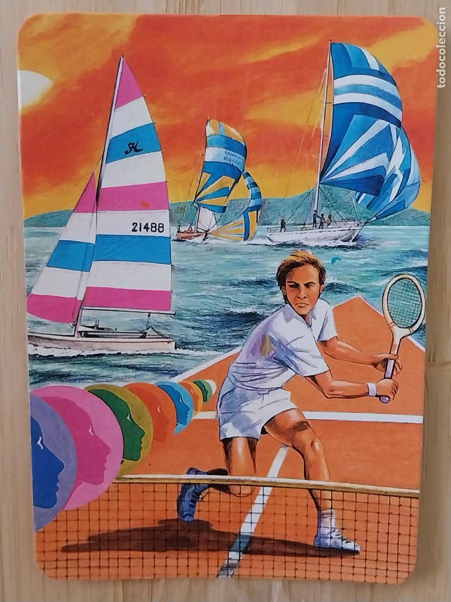Coleccionismo Calendarios: VELA TENIS CALENDARIO 1988 PUBLI DECO DONOSTIARRA REF MP 48
