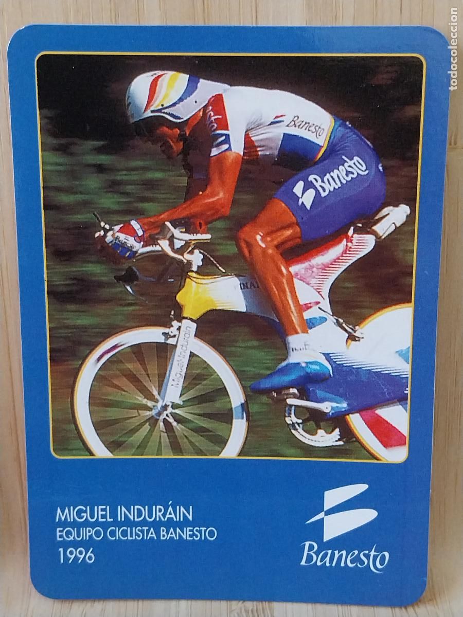 Coleccionismo Calendarios: INDURAIN CICLISMO BANESTO CALENDARIO 1996 PUBLI BANCA REF NO