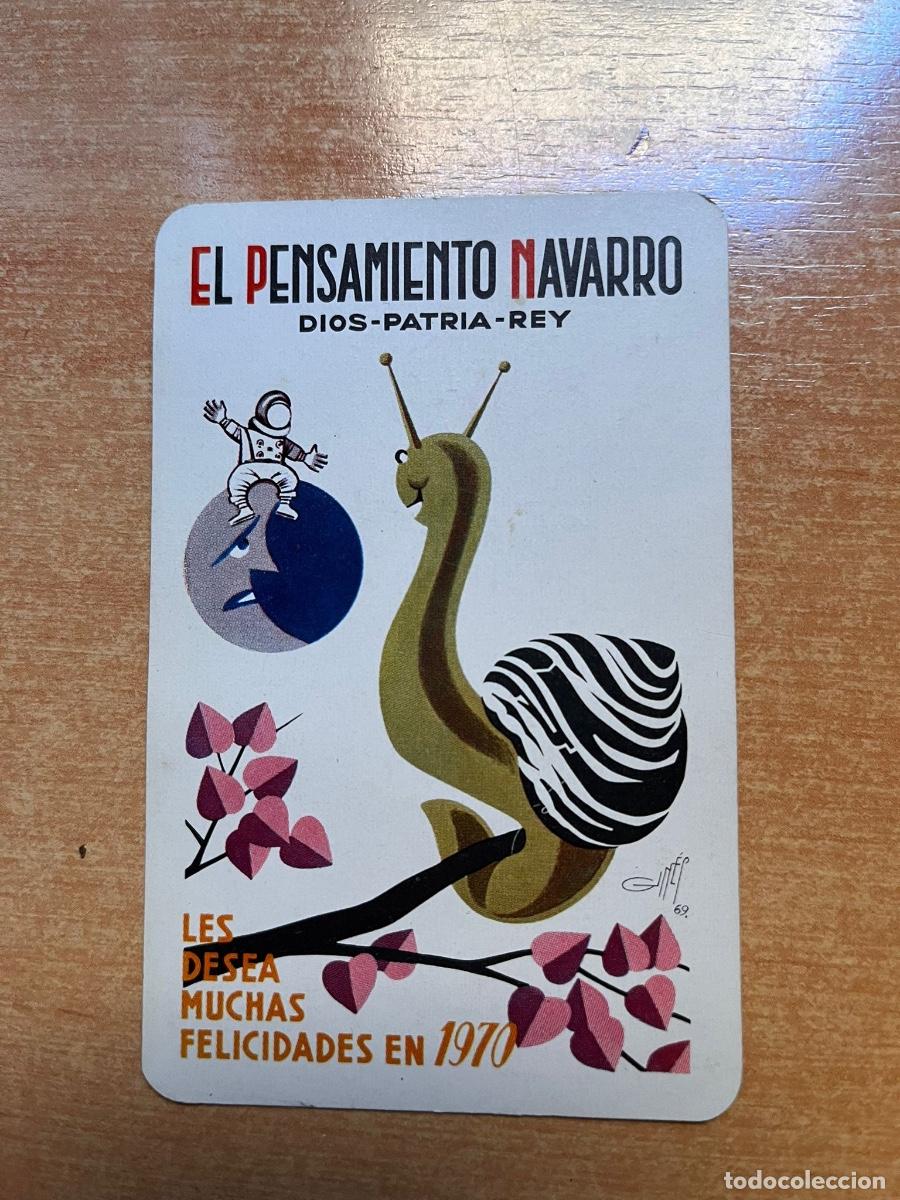 Coleccionismo Calendarios: Calendario Fournier. El pensamiento Navarro. Carlistas 1970