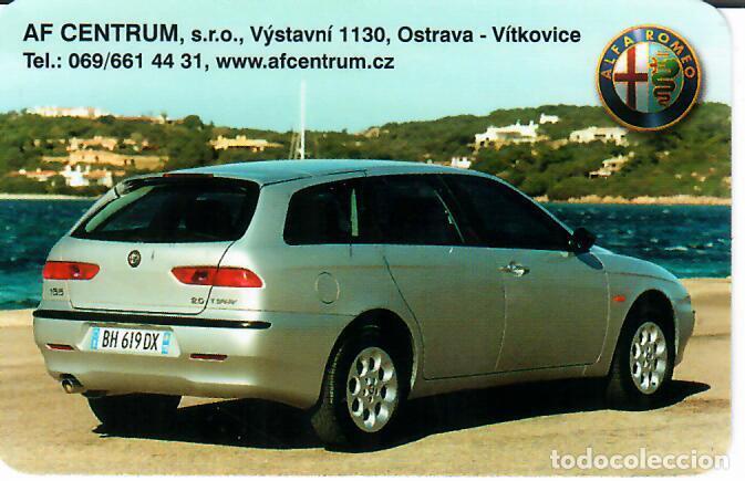 Sammeln von Kalendern: CALENDARIO DE BOLSILLO DE REP. CHECA - A&Ntilde;O 2001 - ALFA ROMEO