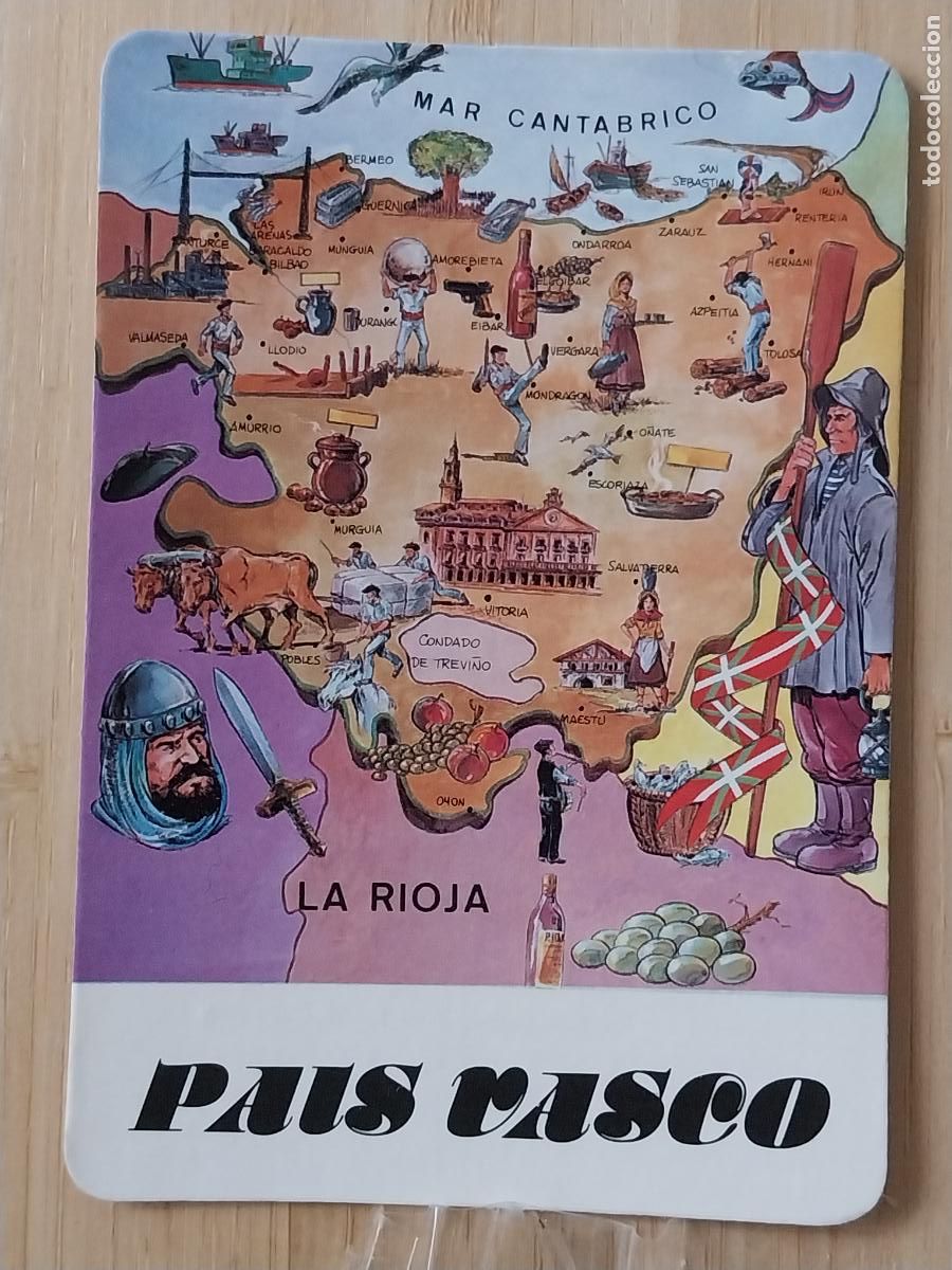 Coleccionismo Calendarios: PAIS VASCO ILUSTRACION CALENDARIO 1988 PUBLI BAR JUSTO HERNANI REF MP 86