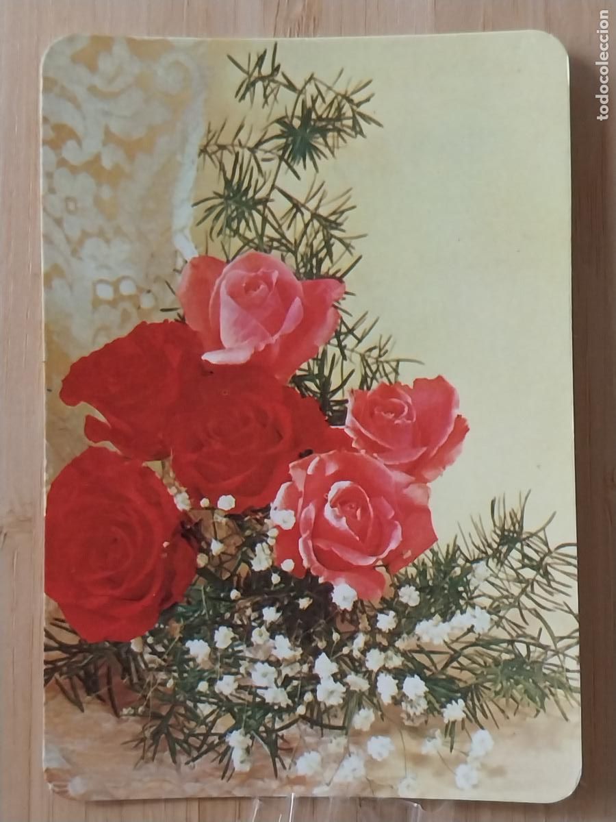 Collectables Calendars: BODEGON FLORES CALENDARIO 1986 PUBLI BAR GRANDE REF CLB 1034