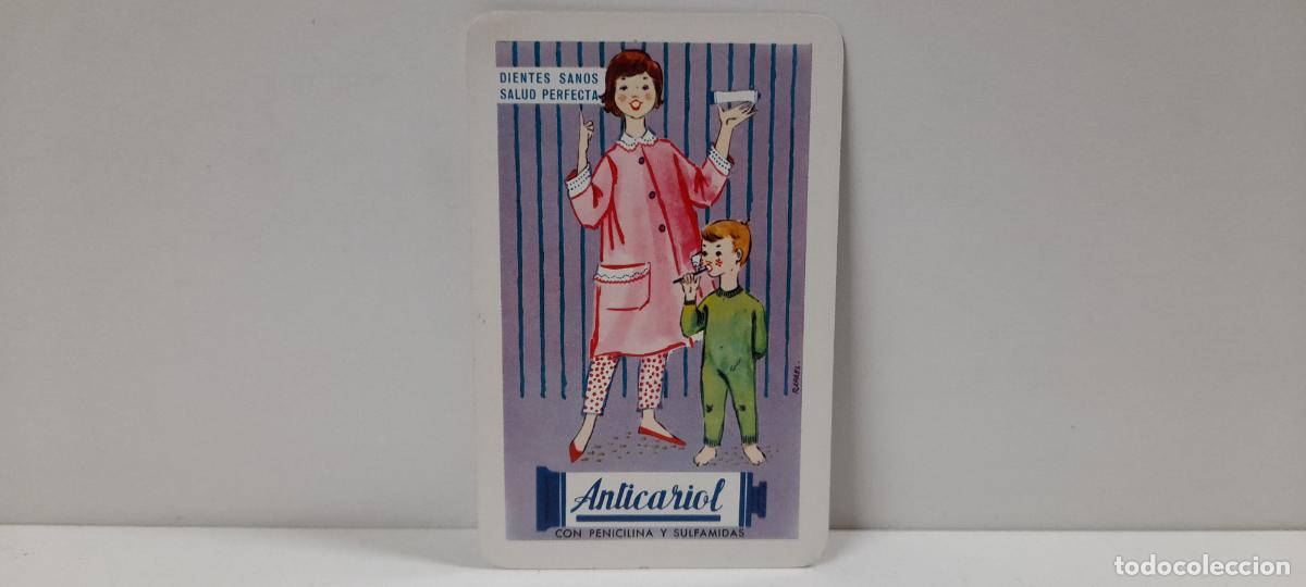 Colecionismo Calend&aacute;rios: CALENDARIO DE BOLSILLO ANTICARIOL - DIENTES SANOS . FOURNIER . A&Ntilde;O 1964