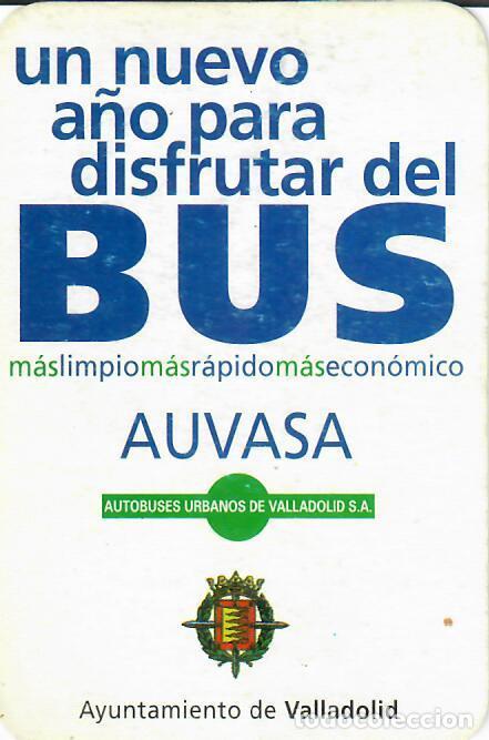 Coleccionismo Calendarios: CALENDARIO DE PUBLICIDAD - A&Ntilde;O 2000 - AUVASA - AYUNTAMIENTO DE VALLADOLID