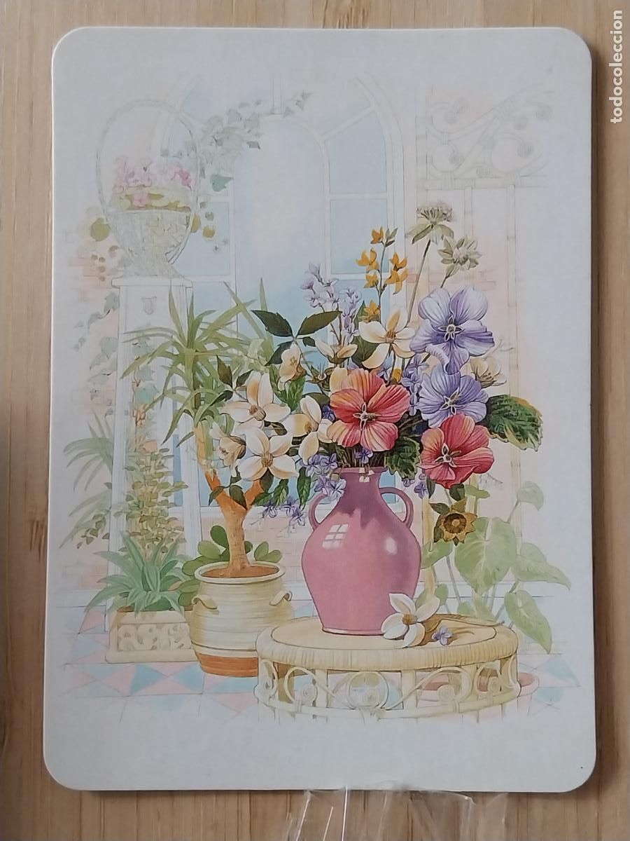 Collectables Calendars: BODEGON FLORES CALENDARIO 1992 PUBLI CAMARA CUADROS REF BO 5624