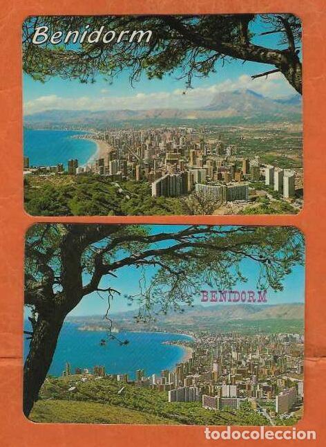 Coleccionismo Calendarios: 2 CALENDARIOS BOLSILLO A&Ntilde;OS 1988-1989 BENIDORM - AGENCIA INMOBILIARIA &Aacute;VILA- VER FOTO REVERSOS