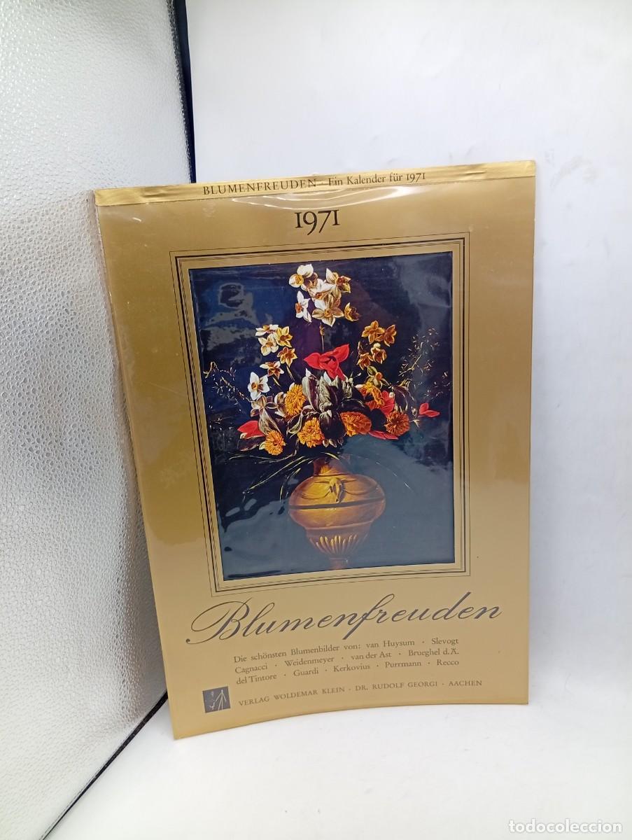 Coleccionismo Calendarios: CALENDARIO. BLUMENFREUDEN. EIN KALENDER F&Uuml;R 1971. VERLAG WOLDEMAR KLEIN. DR. RUDOLF GEORGI. AACHEN.