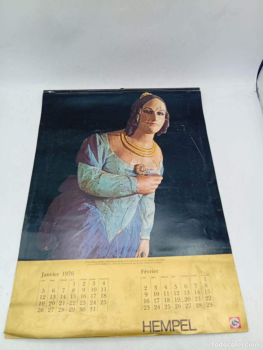 Coleccionismo Calendarios: CALENDARIO. HEMPEL. CETTE EN BLEU DECORAIT. A&Ntilde;O 1976.