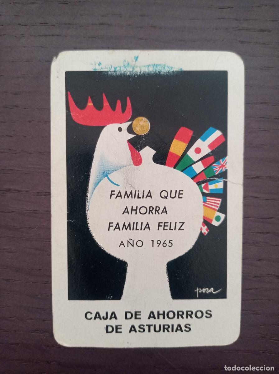 Coleccionismo Calendarios: CALENDARIO FOURNIER. CAJA DE AHORROS DE ASTURIAS. A&Ntilde;O 1965