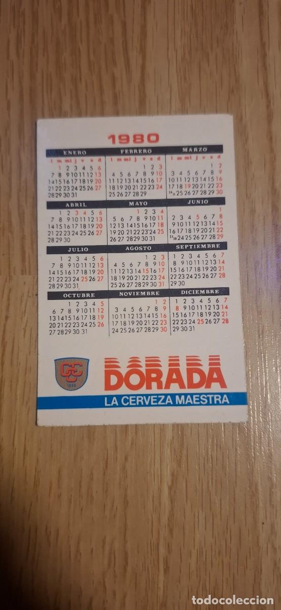 Coleccionismo calendarios: Calendario dorada 1980 - Foto 2