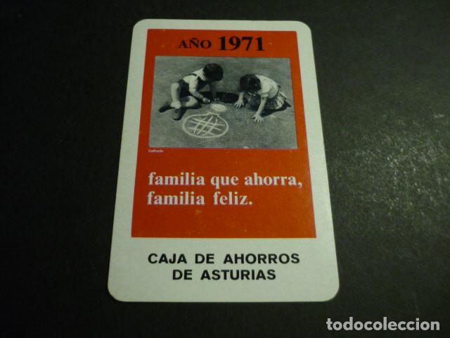 Coleccionismo Calendarios: CALENDARIO DE BOLSILLO FOURNIER 1971 CAJA DE AHORROS DE ASTURIAS