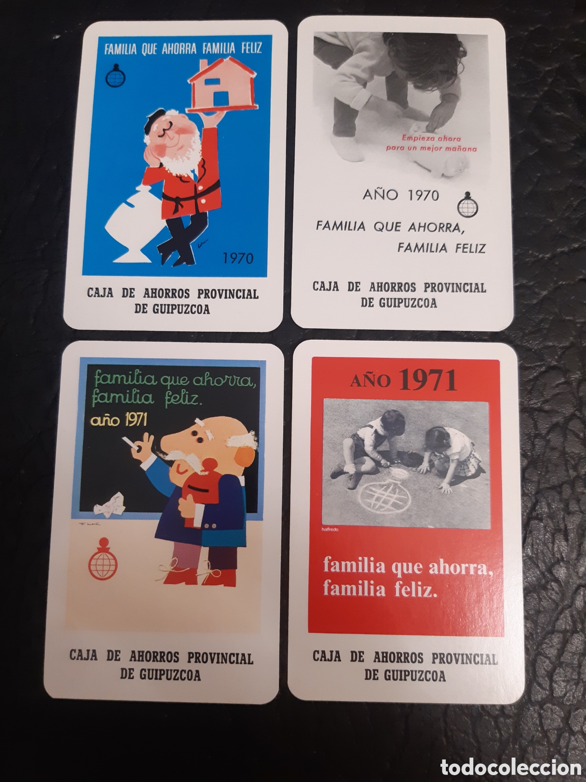 Coleccionismo Calendarios: Calendarios fournier Caja Provincial de Guipuzcoa