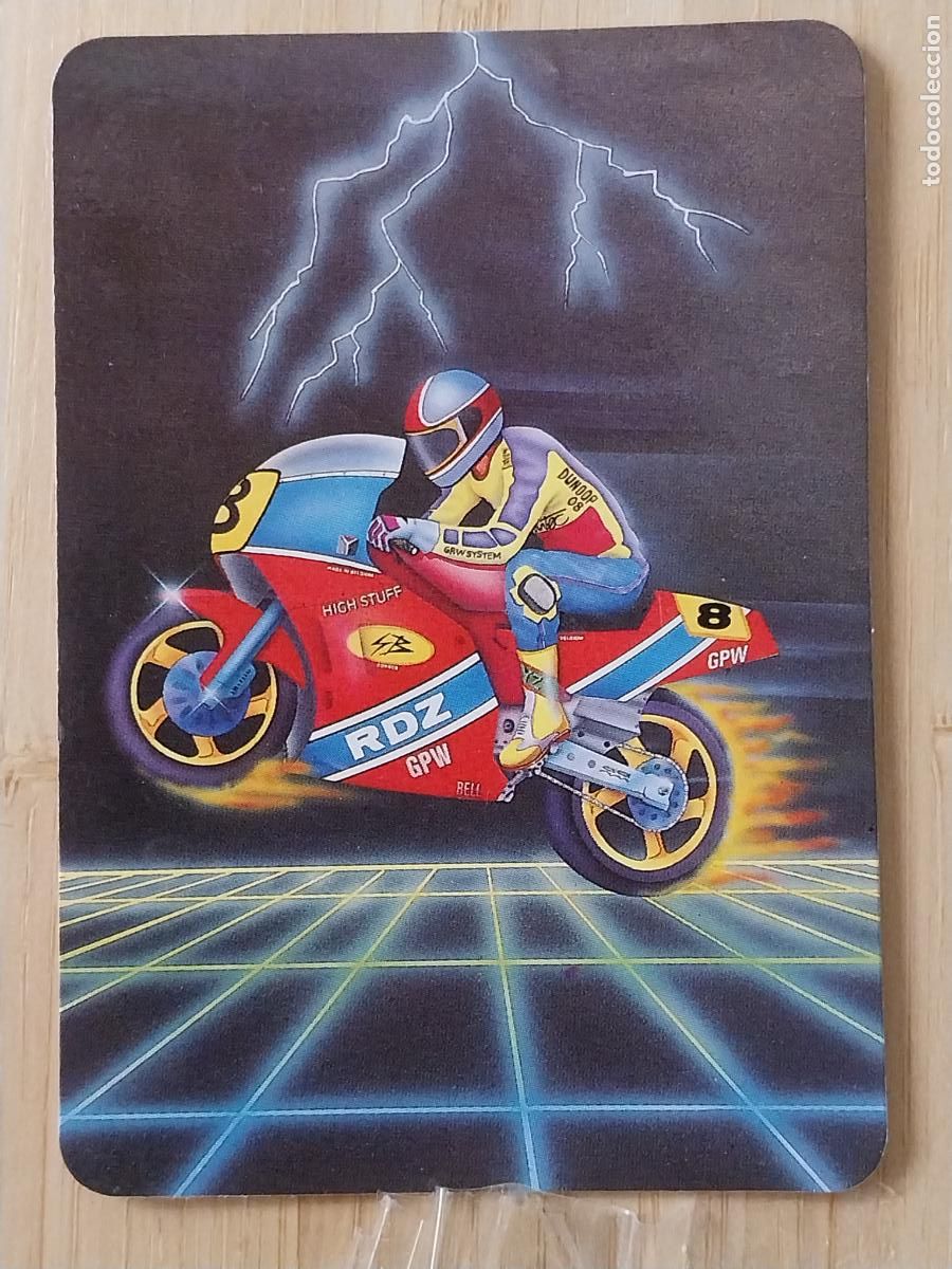 Coleccionismo Calendarios: MOTOCICLISMO REL&Aacute;MPAGO ILUSTRACION CALENDARIO 1995 PUBLI BAR ESPEJO REF L 229