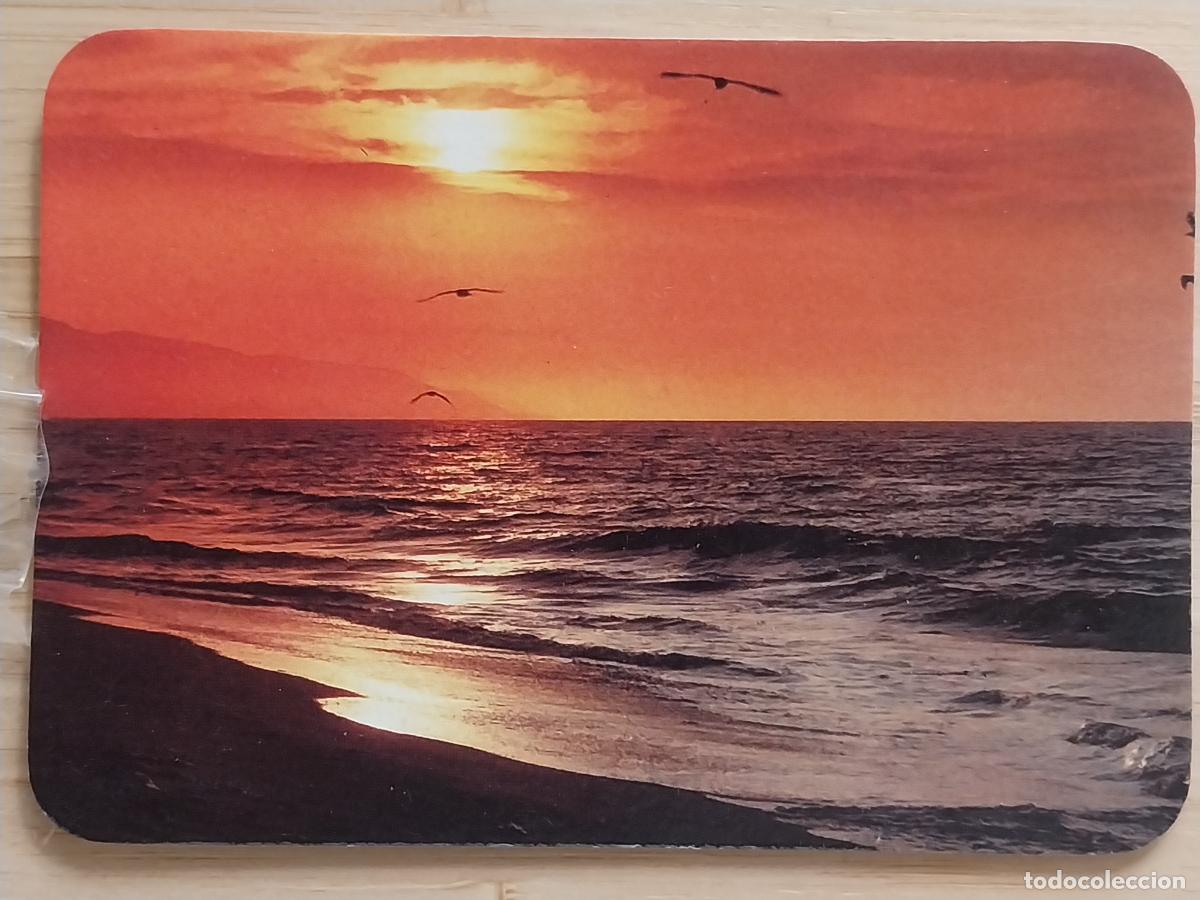 Coleccionismo Calendarios: PUESTA SOL PAISAJE MAR CALENDARIO 1992 PUBLI SALMON NORUEGO AHUMADO REF WCB 242