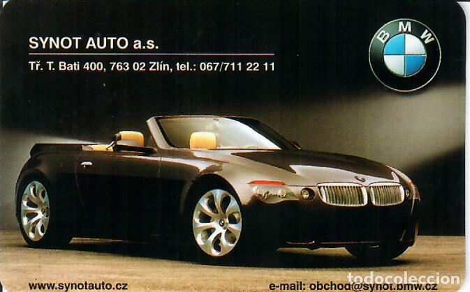 Coleccionismo Calendarios: CALENDARIO DE BOLSILLO DE REP. CHECA - A&Ntilde;O 2001 - BMW