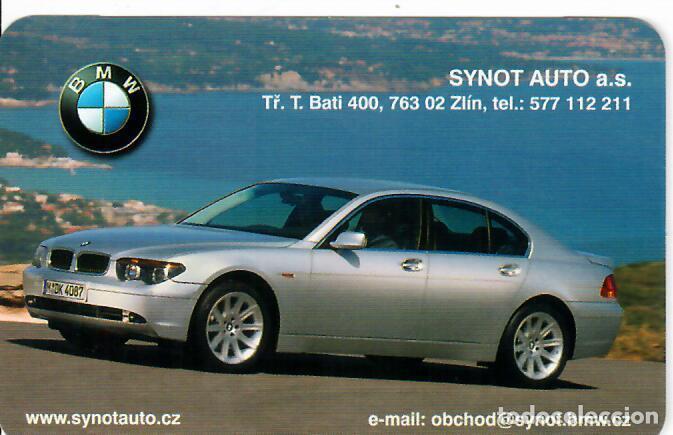 Coleccionismo Calendarios: CALENDARIO DE BOLSILLO DE REP. CHECA - A&Ntilde;O 2003 - BMW