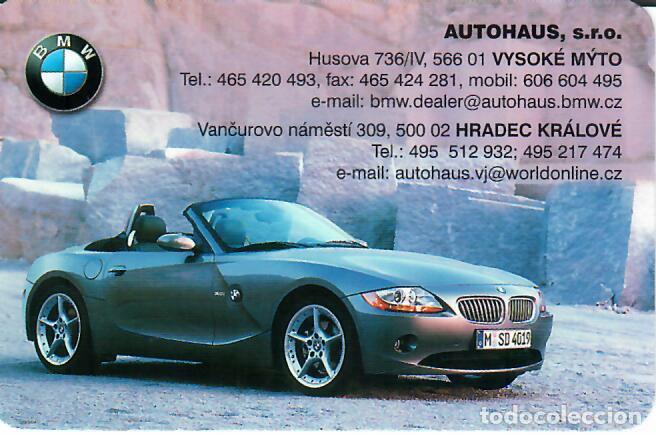 Coleccionismo Calendarios: CALENDARIO DE BOLSILLO DE REP. CHECA - A&Ntilde;O 2003 - BMW