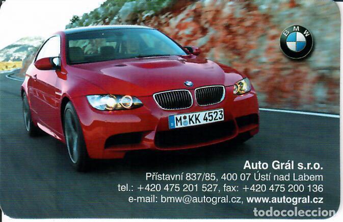 Coleccionismo Calendarios: CALENDARIO DE BOLSILLO DE REP. CHECA - A&Ntilde;O 2008 - BMW