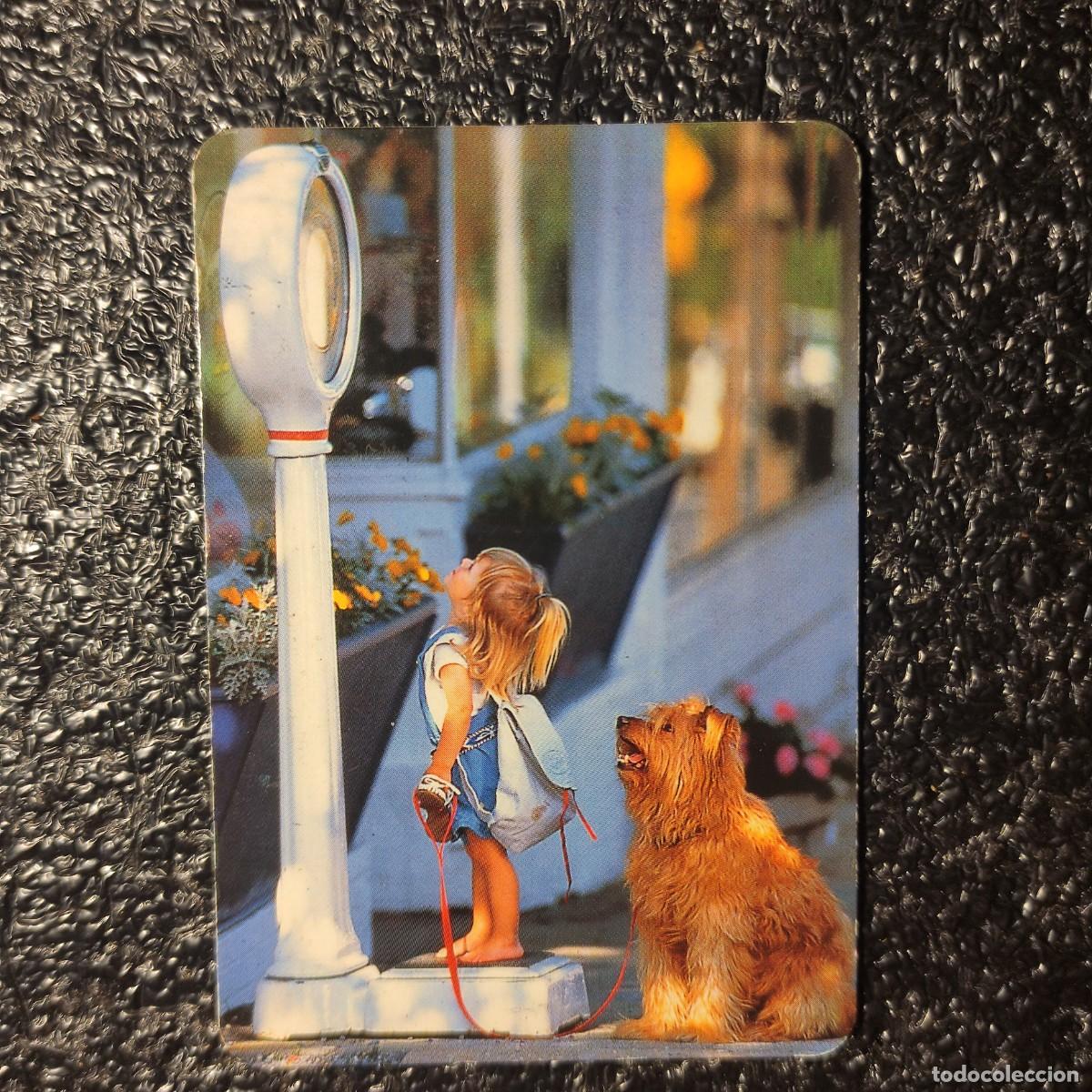 Coleccionismo Calendarios: CALENDARIO BOLSILLO NI&Ntilde;OS . TOT PER TU . 1995 ** BARCELONA ** NI&Ntilde;A CON PERRO T1