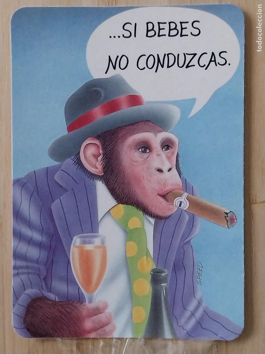 Coleccionismo Calendarios: CHIMPANCE ILUSTRACION CALENDARIO 1994 PUBLI BAR ARTILLEROS MORATALAZ REF WCB 245
