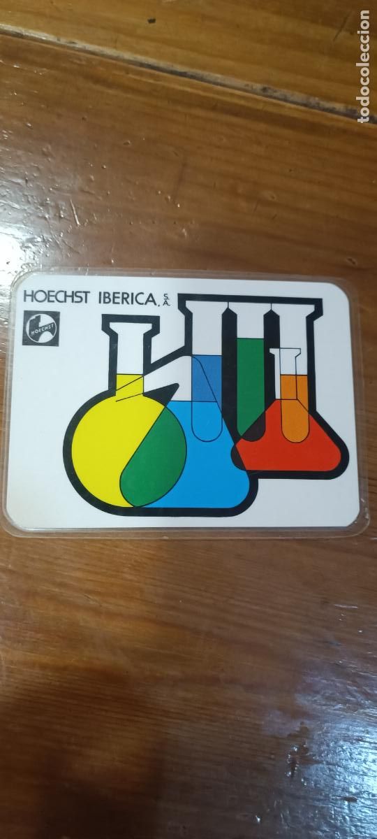 Coleccionismo Calendarios: CALENDARIO DE BOLSILLO, HOECHST IBERICA, 1972 Plastificado
