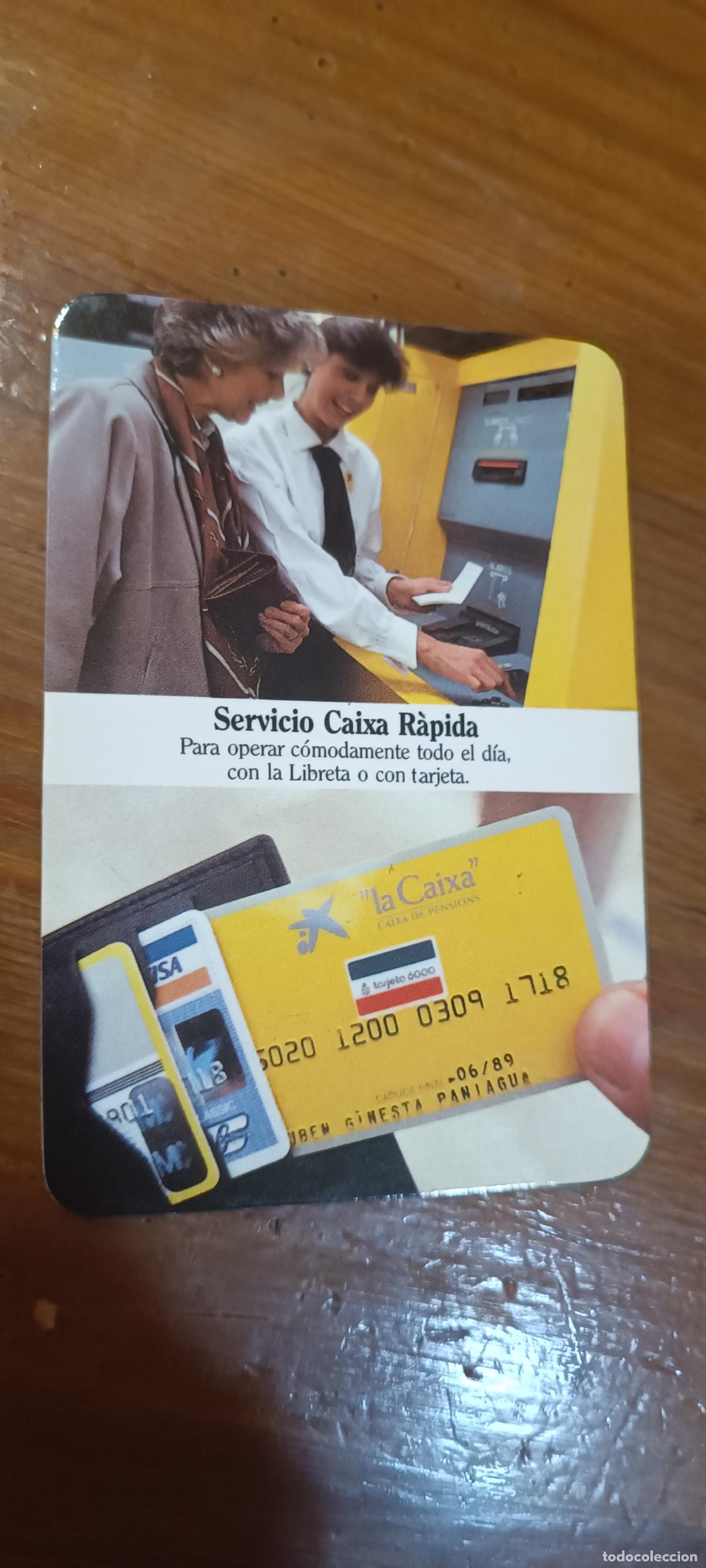 Coleccionismo Calendarios: CALENDARIO SERVICIO CAIXA R&Aacute;PIDA - LA CAIXA - 1988 CASTELLANO