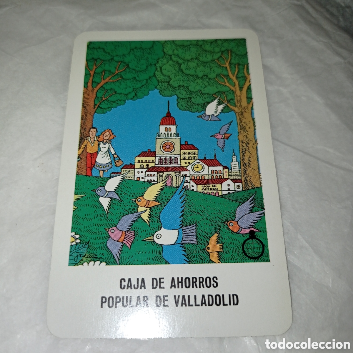Coleccionismo Calendarios: CALENDARIO fournier, caja de ahorros popular de Valladolid