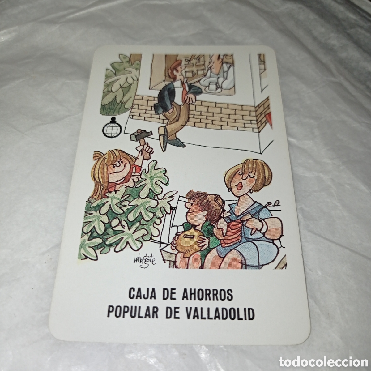 Coleccionismo Calendarios: CALENDARIO fournier, Caja de ahorros popular Valladolid 1987