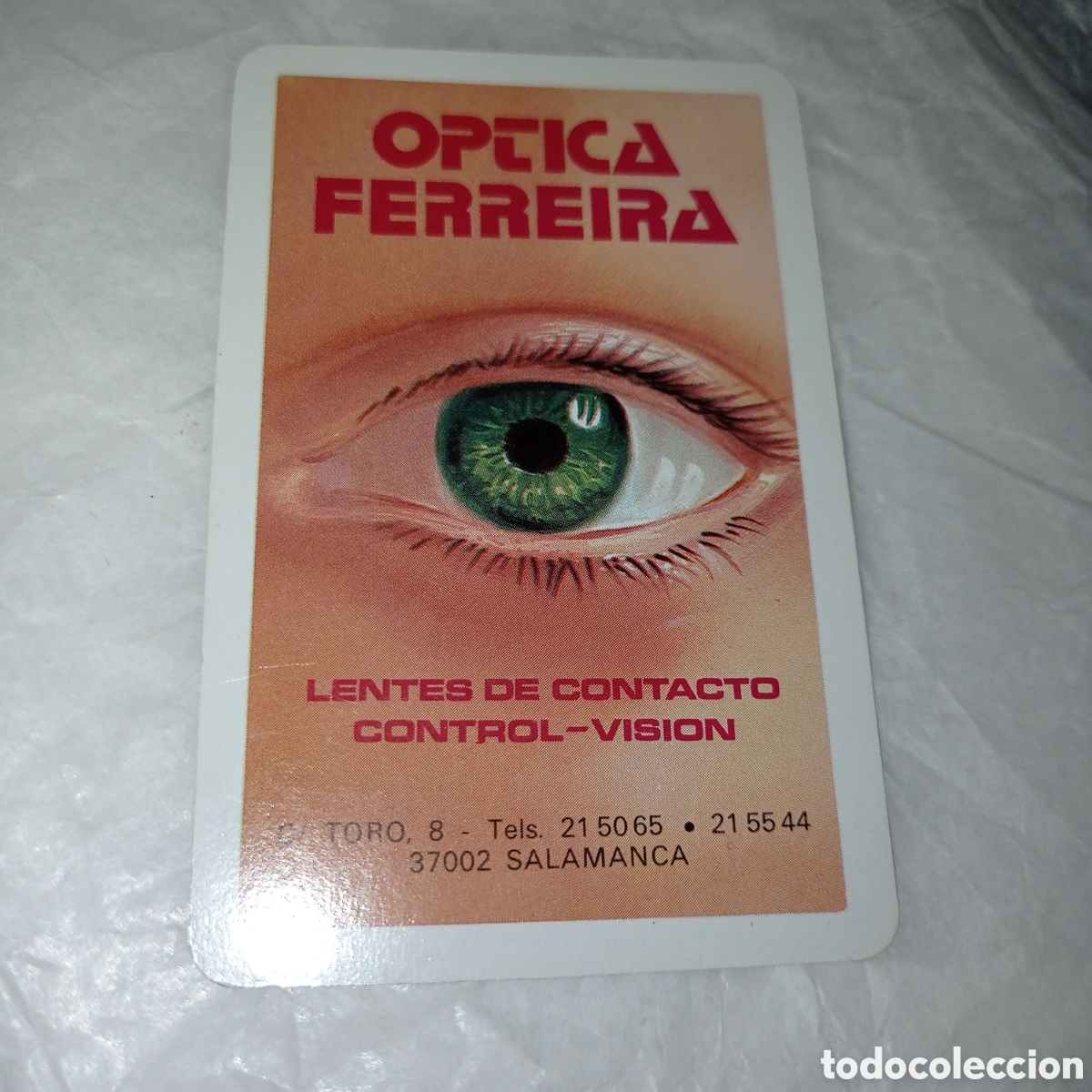 Coleccionismo Calendarios: CALENDARIO fournier &Oacute;ptica Ferreira, 1988