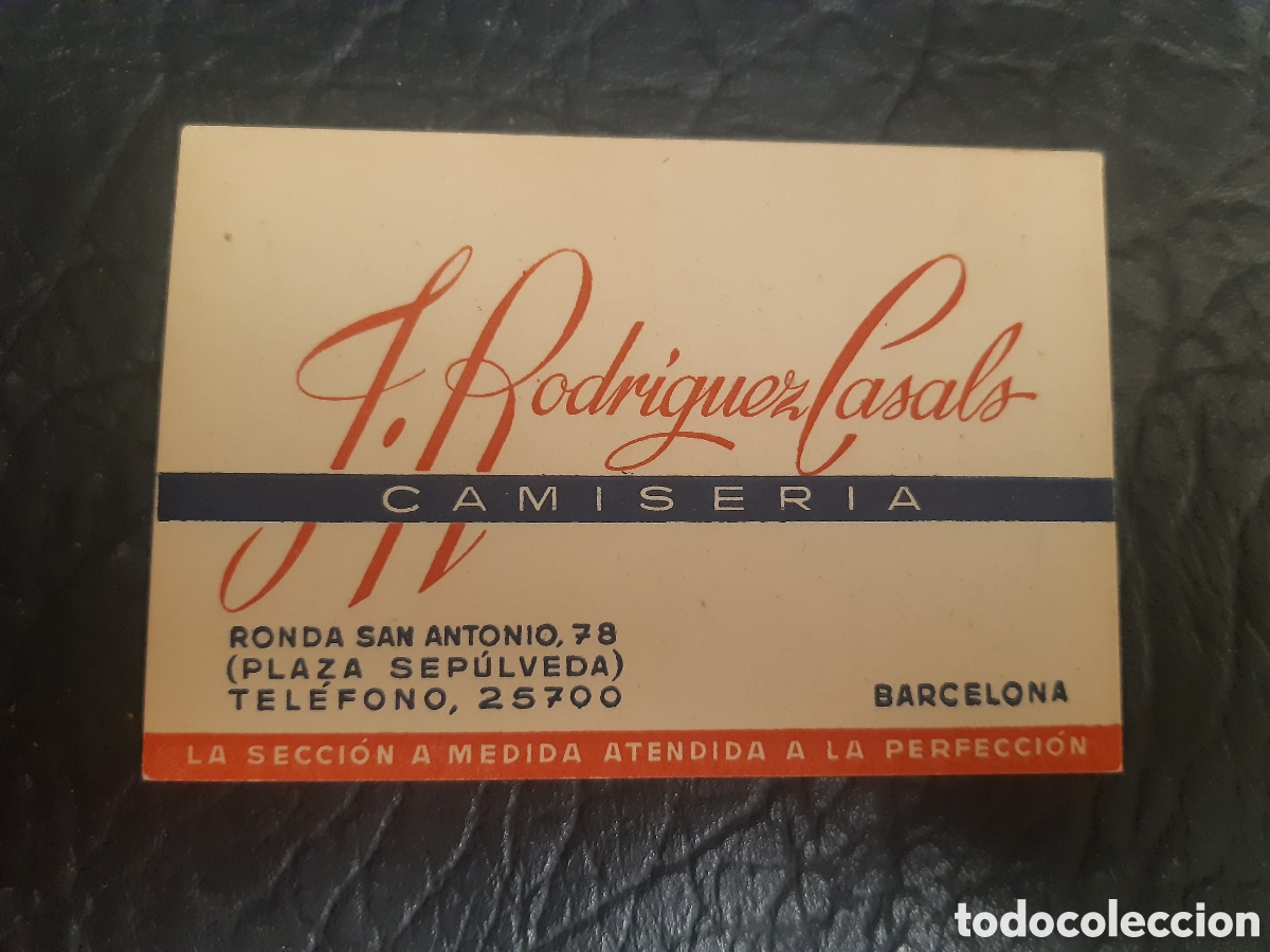 Coleccionismo Calendarios: Calendario Camiseria Rodr&iacute;guez 1949