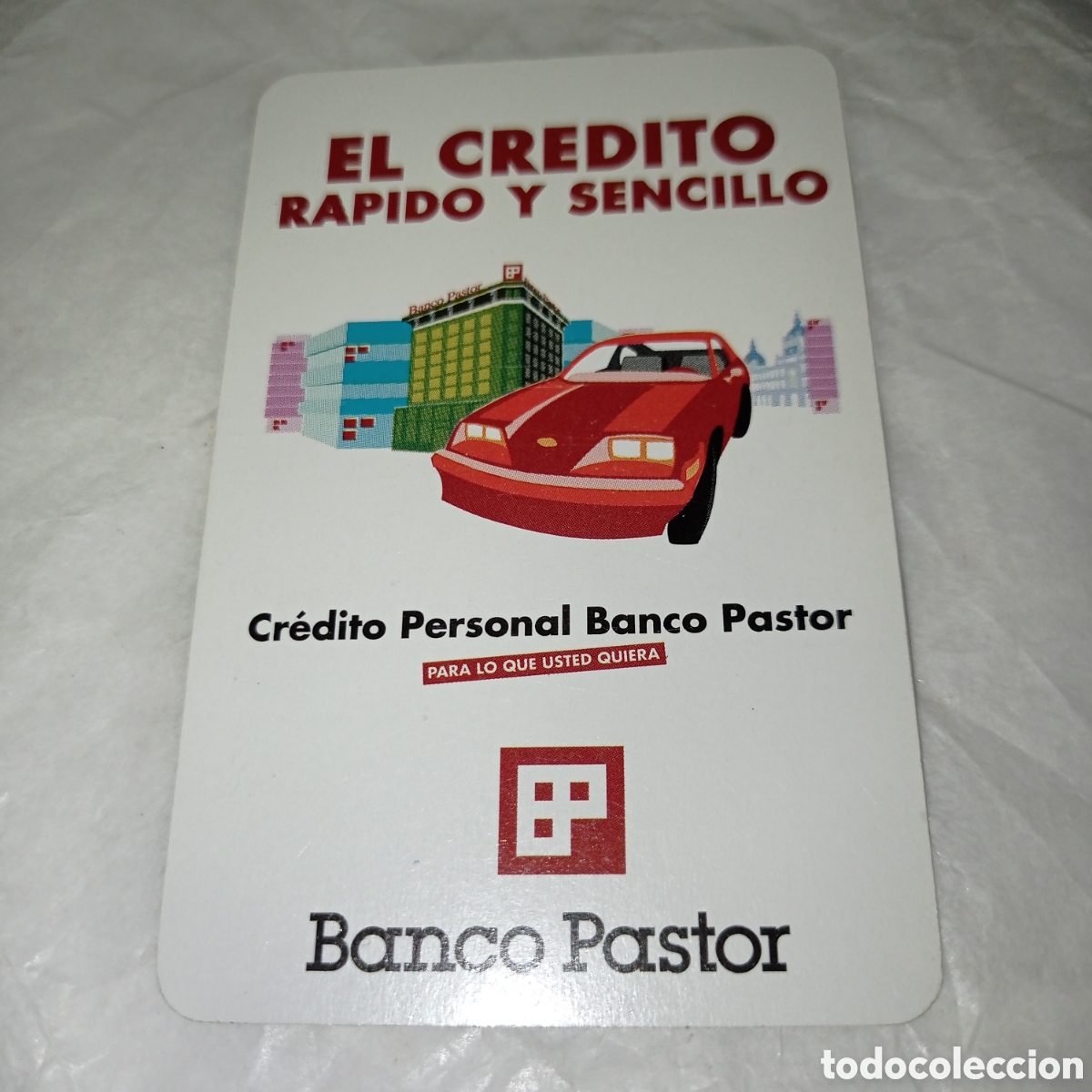 Coleccionismo Calendarios: Calendario fournier Banco Pastor 1992