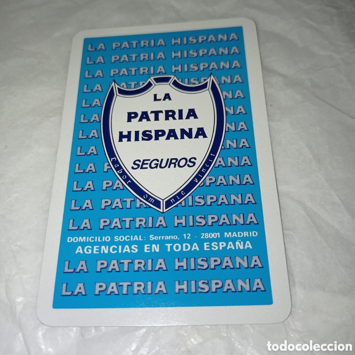 Coleccionismo Calendarios: Calendario fournier La Patria Hispana de 1997