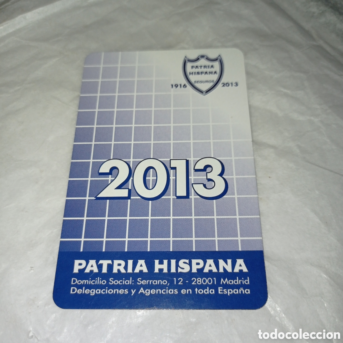Coleccionismo Calendarios: CALENDARIO fournier, Patria Hispana, 2013
