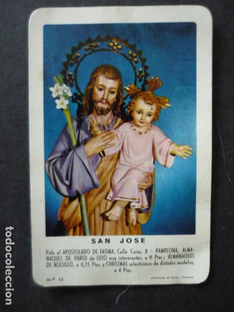 Coleccionismo Calendarios: CALENDARIO FOURNIER SAN JOSE 1965