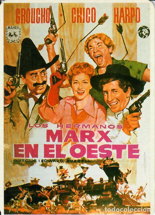 Coleccionismo Calendarios: CALENDARIO DE SERIE CINE - A&Ntilde;O 2000 - BO 656 - LOS HERMANOS MARX EN EL OESTE