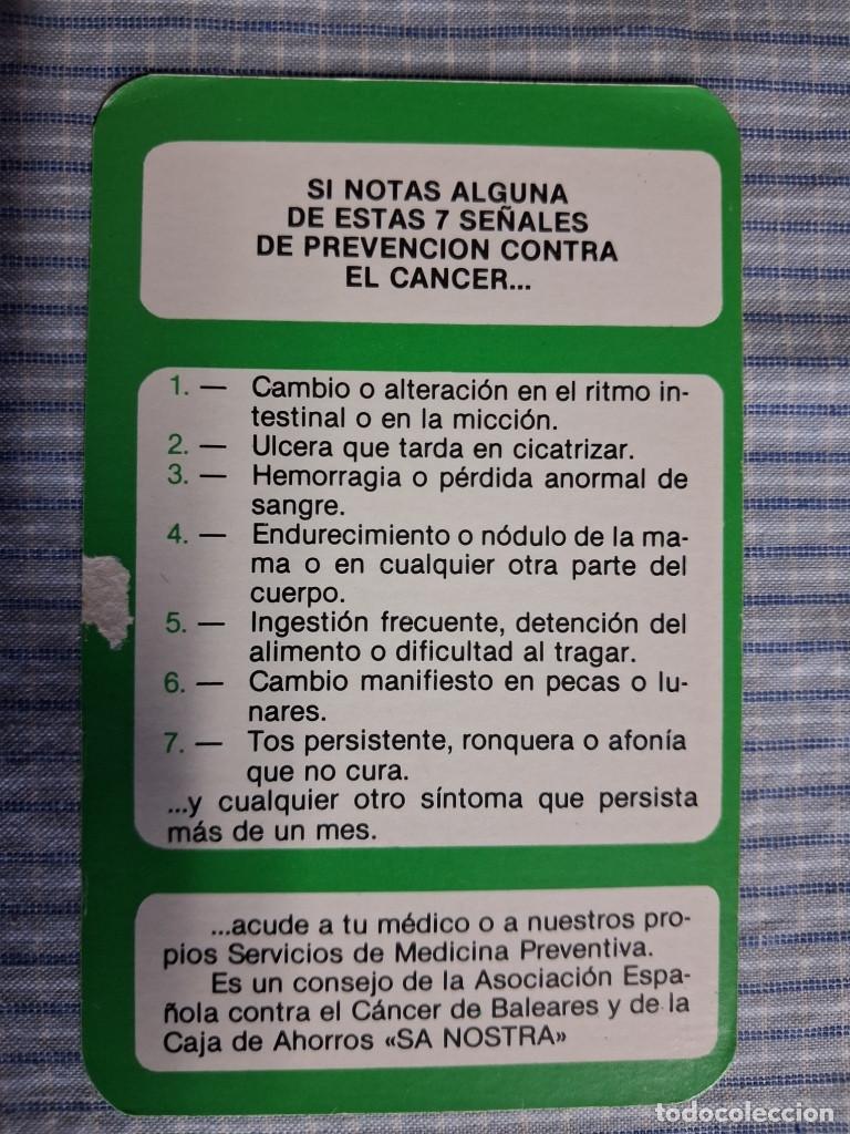 Coleccionismo Calendarios: Calendario Asociaci&oacute;n Espa&ntilde;ola contra el C&aacute;ncer de Baleares. A&ntilde;o 1984. Estado ver im&aacute;genes