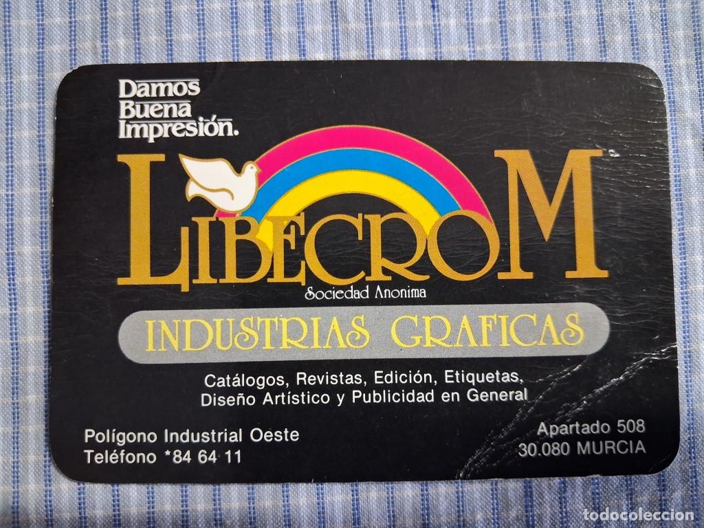 Coleccionismo Calendarios: Calendario Industrias gr&aacute;ficas Libecrom. Murcia. A&ntilde;o 1989. Estado ver im&aacute;genes.