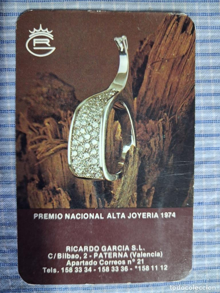 Coleccionismo Calendarios: Calendario Ricardo Garc&iacute;a. Joyer&iacute;a. A&ntilde;o 1975. Estado ver im&aacute;genes