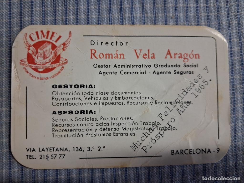Coleccionismo Calendarios: Calendario Cimei. A&ntilde;o 1965. Estado ver im&aacute;genes.
