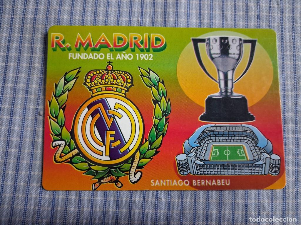 Coleccionismo Calendarios: Calendario f&uacute;tbol Real Madrid. A&ntilde;o 2001. Estado ver imagen