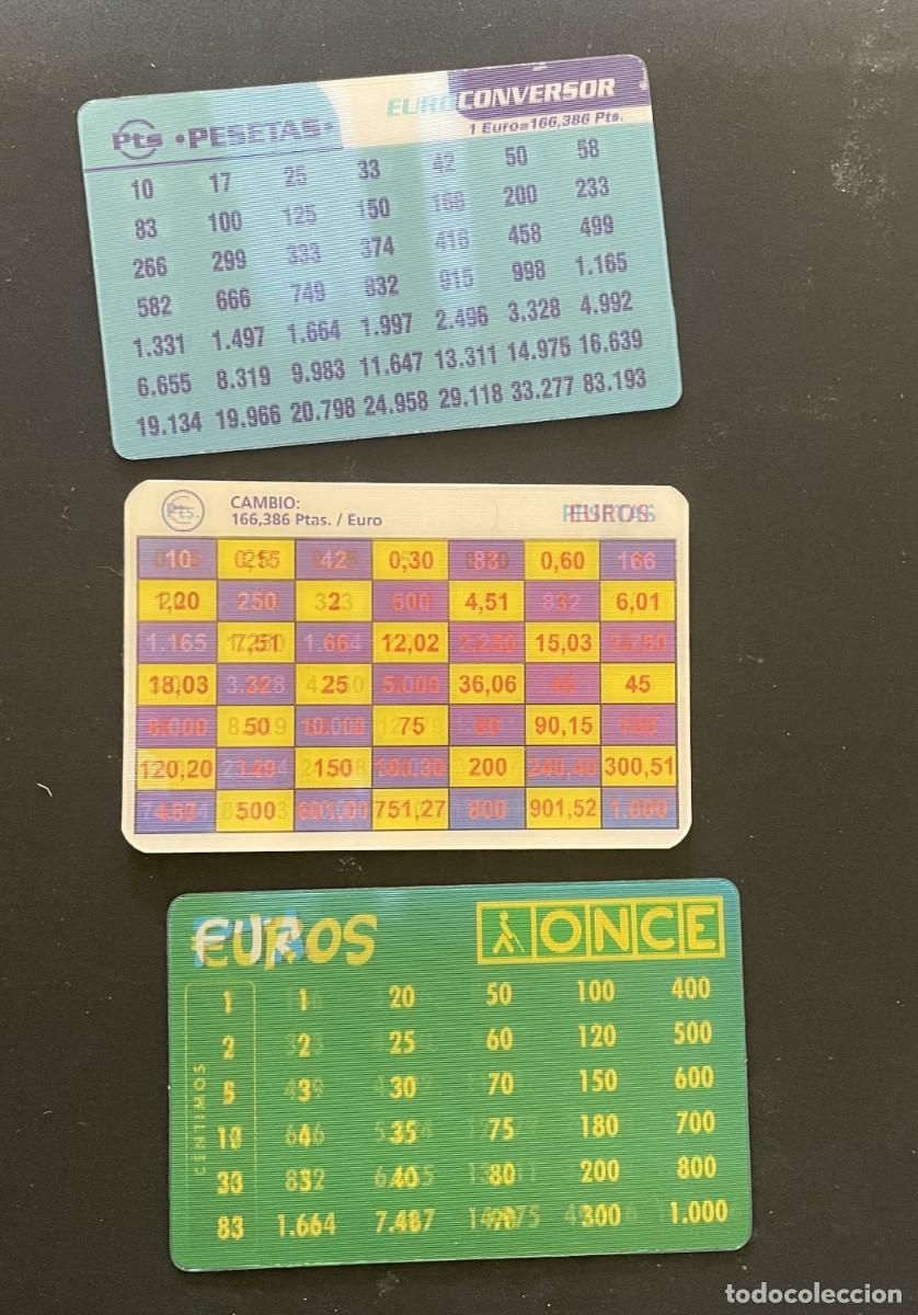 Coleccionismo Calendarios: Lote 14 Calendarios &rdquo;Cambio de Moneda&rdquo; (2000-2002) &ndash; Incluye 3 Hologr&aacute;ficos/Lenticulares &ndash; Historia